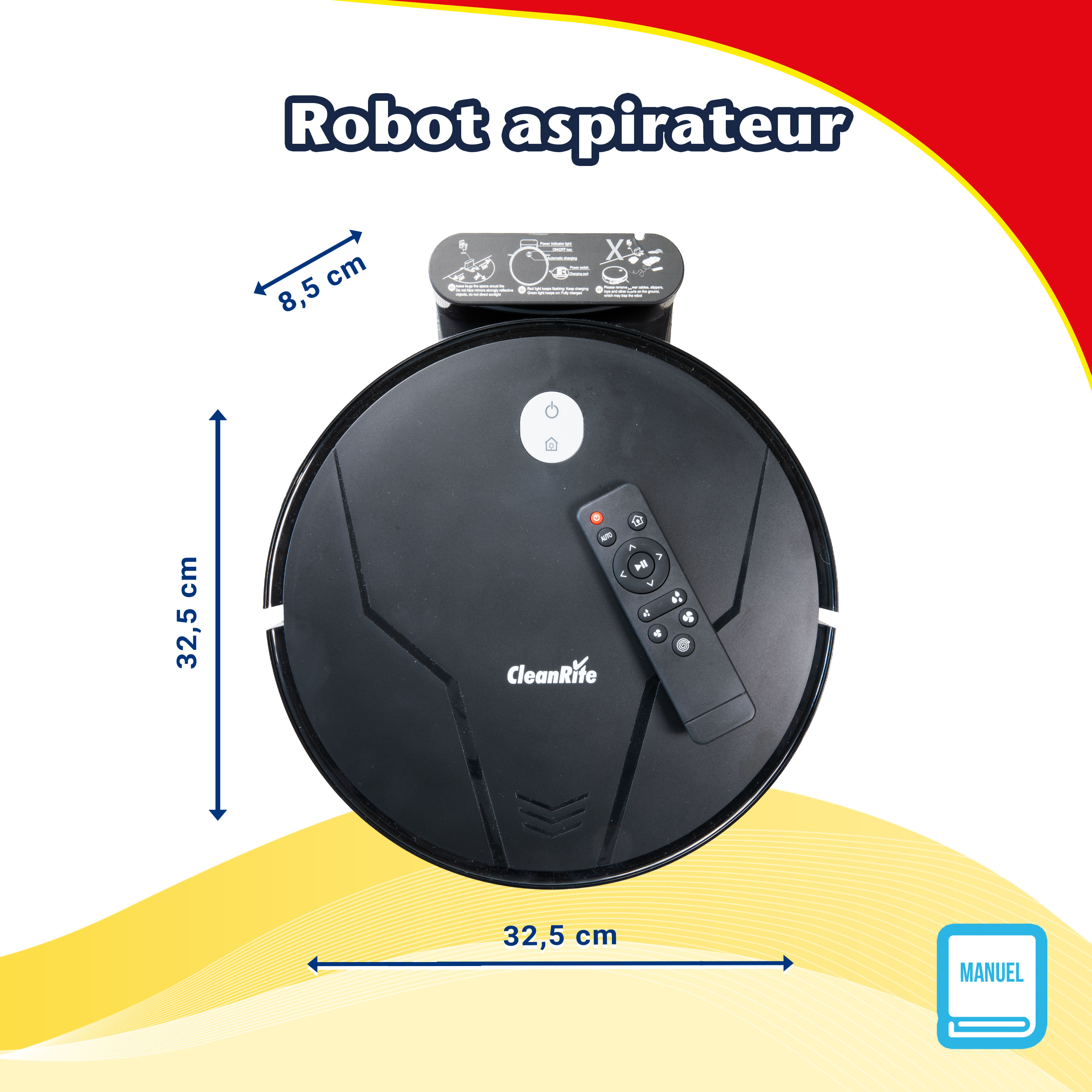 Aspirateur Robot - avec Fonction Serpillière