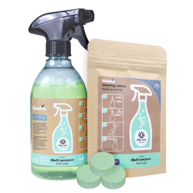 Cleaning Tablets Starter Kit - Bathroom, Multi-purpose and Glass