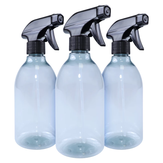 Sprühflasche RePET - 3 Reinigungsflaschen