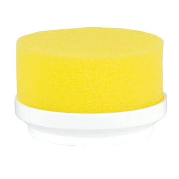 Sponge Brush Head for Electric Cleaning Brush - White