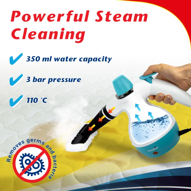 Multifunctional Handheld Steam Cleaner - 10-Piece