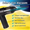 2-in-1 Car Vacuum Cleaner - Wireless - Incl. 8 accessories - 15